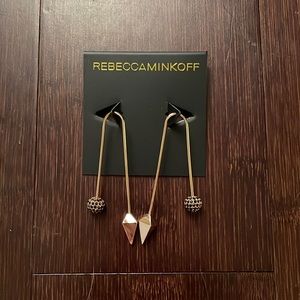 Rebecca Minkoff Asymmetrical Dangle Earrings